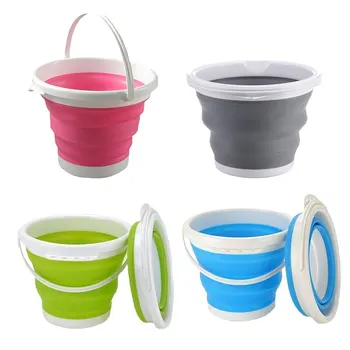 3L Faltbare Eimer Tragbare Falten Wasser Eimer Auto Waschen Angeln Eimer Haushalt Kunststoff Reise Outdoor