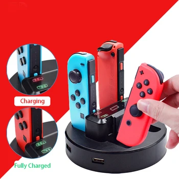 Tragbares Zubehör für Nintendo Switch Controller Ladegerät Dock Station für Switch Joycon AC Adapter