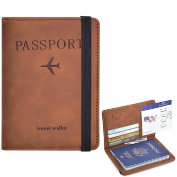 Reisepasshülle für Reiseutensilien, Reisepass-Brieftaschen-Schutzhülle für Reisezubehör, Reisepass-Buchhalter