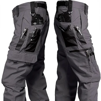 Tragen Beständig Arbeits Hose Mann Multi-tasche Gerade Cargo Hosen Outdoor Jogging Taktische Hosen Frühling