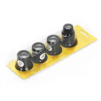 Uhrenreparatur-Werkzeug Uhrenreparatur-Set 5 bis 20-fache Vergrößerungslupe Uhrenreparatur-Lupen-Set 4-teilig