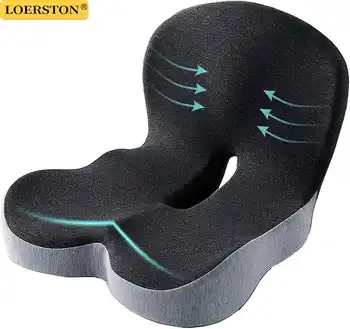 Memory Foam Kissen Innen Zubehör Kissen Autositz Taille Kissen Lordosenstütze Büro Kissen Stuhl Kissen