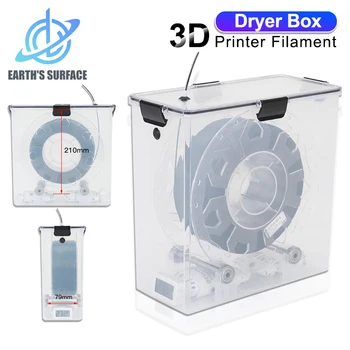 3D-Drucker-Teile, Filament-Trockner-Box, luftdicht und feuchtigkeitsbeständig, Echtzeitüberwachung