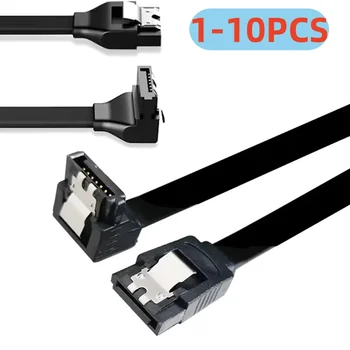 50CM SATA 3.0 Datenkabel Hochgeschwindigkeits-Sata-III-Kabeladapter Verbindungskonverter für SATA HDD SSD