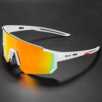 SCVCN Radfahren Brille Fahrrad Sonnenbrille Männer UV400 Brillen Sport MTB Outdoor Brille Fahrrad Frauen