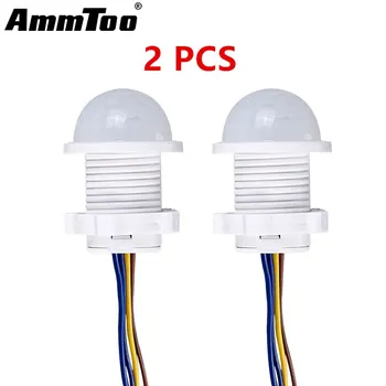 Smart PIR Sensor Detektor Schalter 110V 220V Menschlichen Körper Infrarot Motion Sensor Indction (2 Stück)