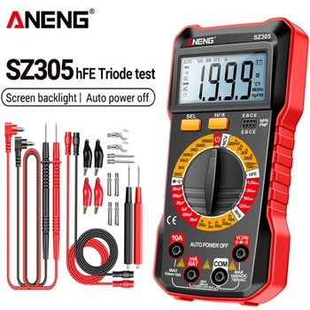 ANENG SZ305 Digital-Multimeter Professionelle AC/DC Spannung Amperemeter Kondensator hFE Triode NCV Spannung