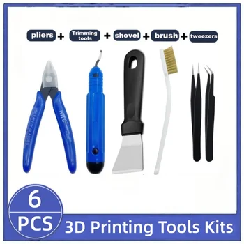 3D-Druckwerkzeuge, verschiedene Werkzeugarten, Scheren, Reinigungsnadeln, Pinzetten, Zangen, Entgratungssets