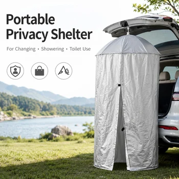 Tragbares Hängendes Privatsphäre-Schutzzelt Pop-Up Umkleidezelt für Camping, Auto-Heckklappe, Outdoor-Toilette