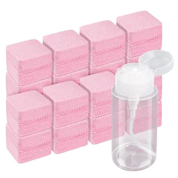 Fusselfreie Nageltücher, Gel-Reinigungstücher, aluminiumfreie Nagellackentferner-Pads für Nagelpflege