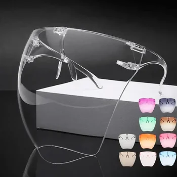 Vollgesichts-Sonnenbrille, Maske für Damen und Herren, schützende Gesichtsschutzbrille, bedeckte kugelförmige