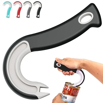 Einfach zu greifender Haken-Dosenöffner im neuen Design - robuster Kunststoff, perfekt für den Heim