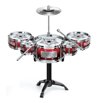 Schlagzeuge für Kinder Anfänger Kinderspielzeug Dynamische Jazz-Drums für Westliche Percussion-Instrumente