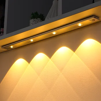 Motion Sensor Licht LED Sensor Lampe Drahtlose Ultra Dünne USB LED Für Küche Schrank Schlafzimmer