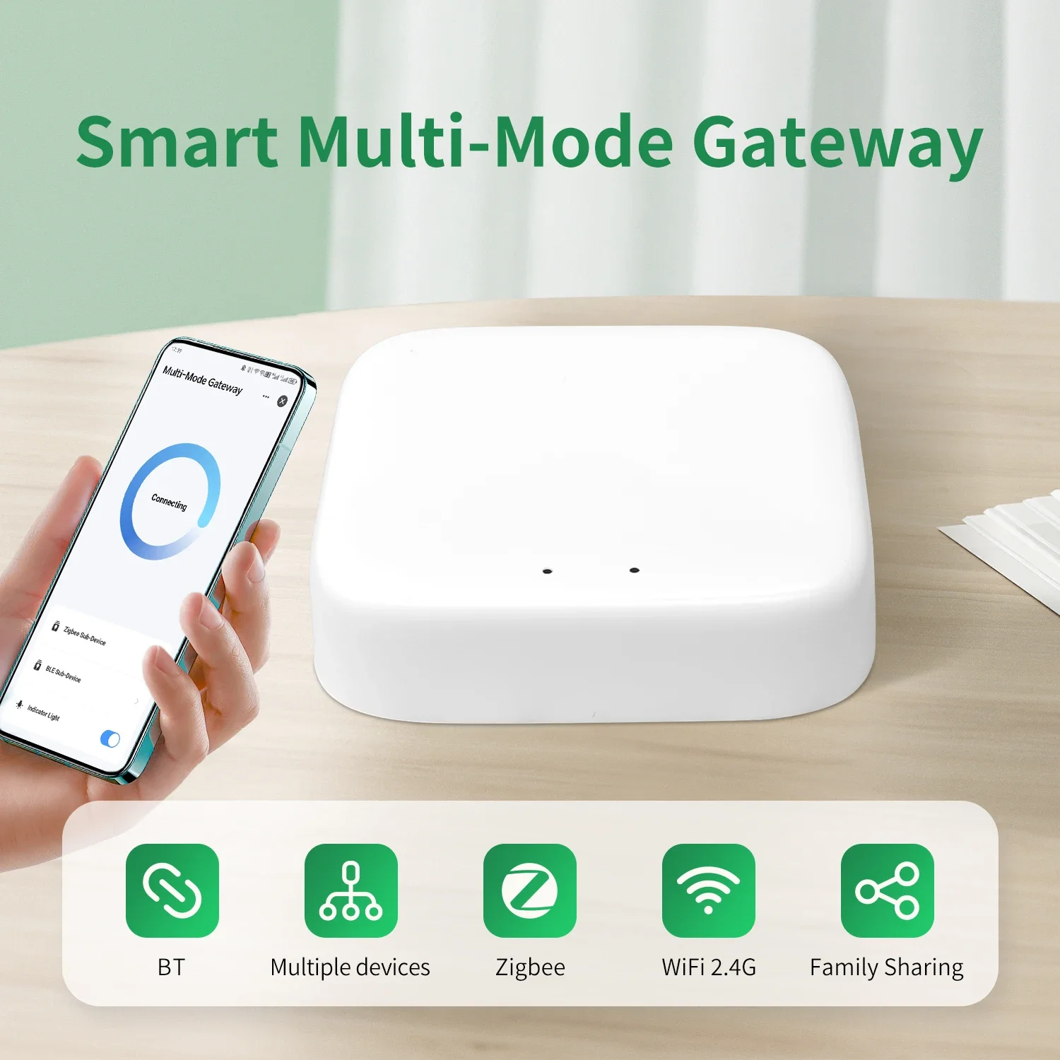 Zigbee Gateway Hub Tuya Smart Home WIFI Bluetooth Wireless – Bild 2