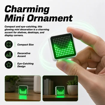 LED-Flüssigkeitssimulations-Wasserfluss-Schütteldekor für E-Sport-Desktops, leuchtende Ornamente