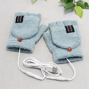 Elektrisch beheizte Handschuhe, Handwärmer, Fäustlinge, Heizung, wiederaufladbar, USB, wiederverwendbar