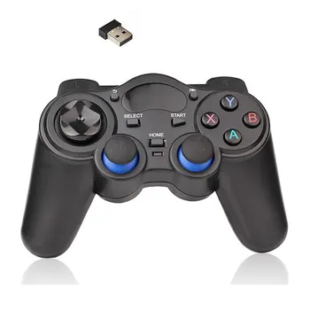 2,4g controller gamepad drahtlose joystick mit otg konverter für p3 android handy tablet pc smart tv box