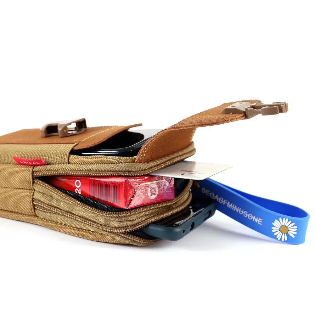 Mann Gürtel Tasche Handy Tasche für Männer Telefon Holster – Bild 3