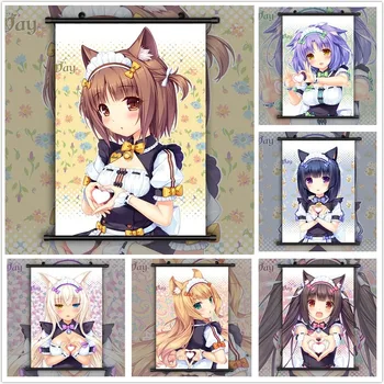 NekoPara Vanille Chocola Zimt Azuki Kokosnuss Ahorn HD Druck Wand Poster Leinwand Malerei