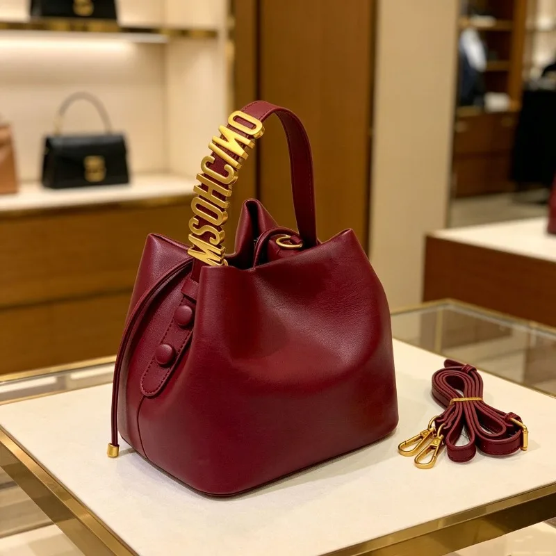 Damen-Wickeltasche Modische Einfarbige Schultertasche – Bild 4