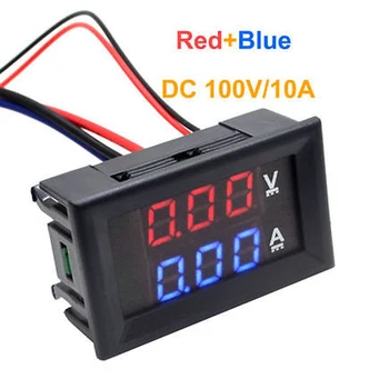 LED-Anzeigemodul DSN-VC288 DC 100 V 10 A Voltmeter Amperemeter LED Amp Dual Digital Volt Meter Gauge Spannung