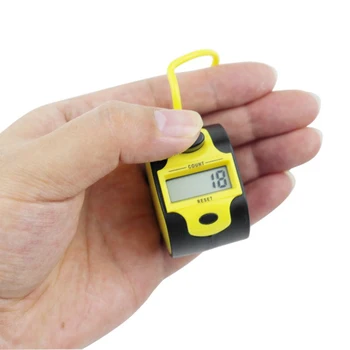 Handzähler mit 5-stelligem LCD-Display, Elektronischer Strickzähler, Manueller Tragbarer Sportzähler