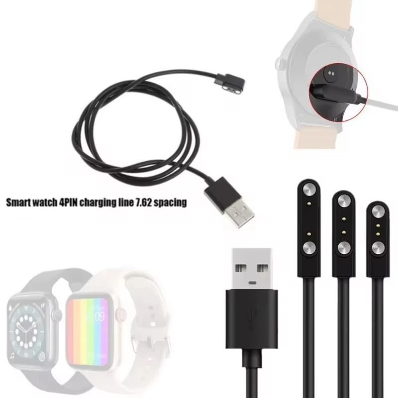 Smartwatch-Ladeadapter USB, 2-Pin und 4-Pin – Bild 2