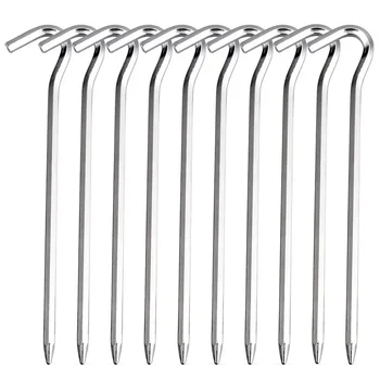 Leichte Zeltheringe, 5er/10er-Set, 18cm Aluminiumlegierung, Campingzelt-Zubehör