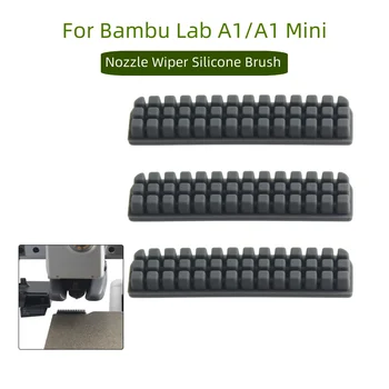 Düsenbürste für Bambu Lab A1 Wischer, Silikonbürste, Brutstätte montierte Schrubber für Bambulab A1