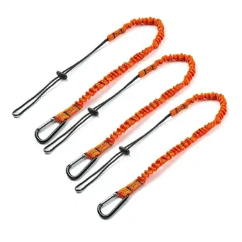 Mit Karabiner haken Sicherheit Bungee Tether Anti-Fall-Teleskop werkzeug Sicherheits seil Luft arbeit Klettern
