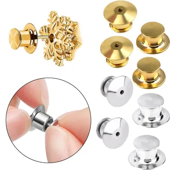 Metall verriegelung stift zurück Verriegelung stift halter Verschluss für DIY Backing Brosche Anstecknadel
