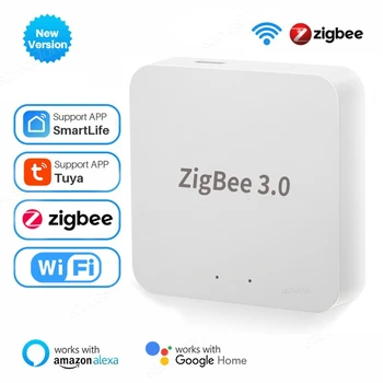 Tuya Zigbee 3.0 Gateway Hub Smart Home Wireless Bridge Smart Life APP Fernbedienung Automatisierungsgerät
