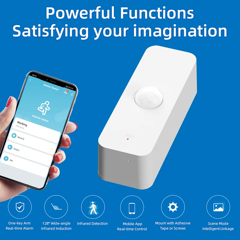 Tuya WiFi Zigbee PIR Motion Sensor Smart Home Menschlichen – Bild 3