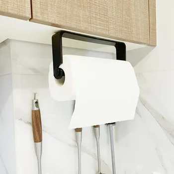 Küche Papier Handtuch Halter Klebstoff Tissue Aufhänger Wc Rollen Papier Spender Schrank Lagerung Serviette