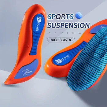 Sport Orthopädische Einlegesohlen für Füße Männer Frauen EVA Atmungsaktive Stoßdämpfung Schuhe Einlegesohle