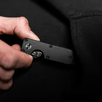 Schlüssel-Organizer Kompakter Halter Metall-Schlüsselanhänger Minimalistisches Schlüsseletui