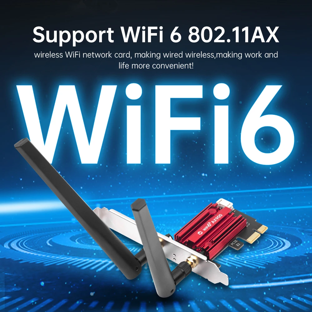 FENVI WiFi 6 AX900 PCIE WiFi-Adapter Bluetooth 5.4 802.11AX – Bild 2