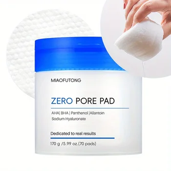 Hyaluronsäure Reinigungs- und Make-up-Entferner-Pads, Baumwoll-Make-up-Entferner-Pads, Sanfte (70 Stück)