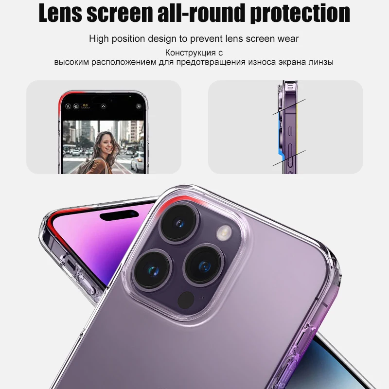 Luxus klare Silikon Handy hülle für iPhone 16 15 14 13 12 11 – Bild 5