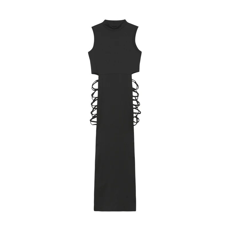 Überkreuztes, ausgeschnittenes Kleid, sexy, figurbetontes – Bild 3
