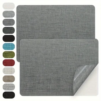 20 x 28 cm mehrfarbiger selbstklebender Leinen-Patch für Sofa, Bett, Stuhl, Autositz, Möbel, Leinenstoff
