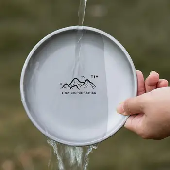 Titan Camping Teller Reise Geschirr Stapelbar Camping Liefert Backcountry Geschirr für Rucksackreisen Picknick