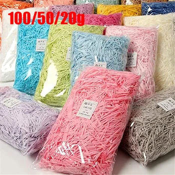 100-20 g mehrfarbiges Bastpapier, Schredder und Strähnen, geschreddertes Knister-Konfetti