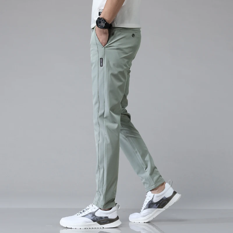 5 farben Frühling Sommer Ultra-dünne männer Stretch Dünne – Bild 4