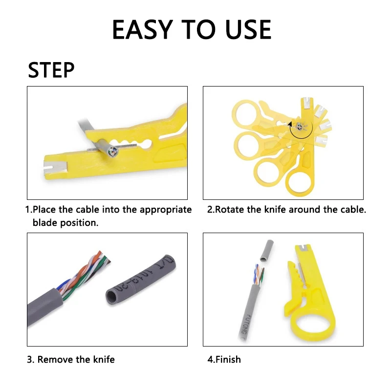 1PC Abisolierzange Messer Crimper Zange Crimpen Werkzeug – Bild 6