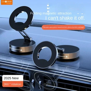 360 ° Rotierender Vakuum-Magnet-Autotelefonhalter Neues Modell Armaturenbrett-Glashalterung Multifunktionaler