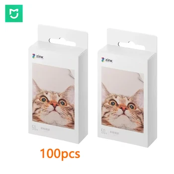 MIJIA ZINK Papier für Taschendrucker Selbstklebendes Fotopapier 10/50/100 Blatt für Xiaomi