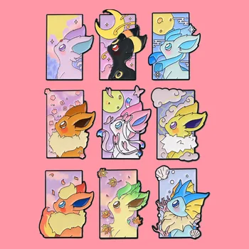Niedliche Anime-Elfen-Emaille-Pins, Cartoon-Tier-Broschen, Anstecknadeln für Rucksäcke, Kleidung, Accessoires