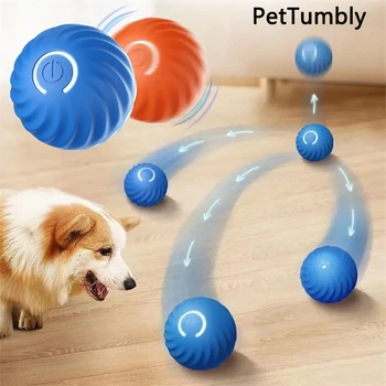 Intelligentes Hundespielzeug, Ball, elektronisch, interaktiv, Haustierspielzeug, beweglicher Ball, USB